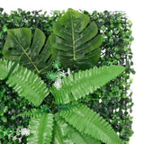 Artificial Plant Fence 24 pcs Green 40x60 cm 366649