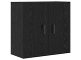 Highboard with Drawer 2 pcs Black Oak 69.5 x 34 x 180 cm 3416149