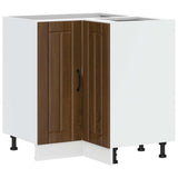 Kitchen Corner Base Cabinet Lucca Brown Oak Engineered Wood 853754