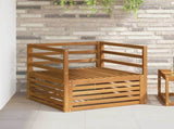 2 Piece Outdoor Sofa Natural 3436374