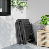 Reclining Folding Chairs 2 pcs Anthracite PP 364712