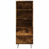 Highboard Smoked Oak 40x36x110 cm Engineered Wood 831513