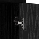 Bedside Tables 2 pcs Black Oak 40 x 30 x 60 cm Engineered Wood 8011014