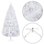 ZNTS 7FT Iron Leg White Christmas Tree with 950 Branches 75878109