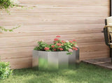 Planter Silver 60 x 30 x 35 cm Stainless Steel 883700