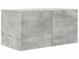 TV Wall Cabinet Set 4 pcs Concrete Grey Engineered Wood 3408937