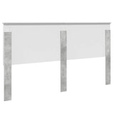 Headboard Concrete Grey 100 cm Engineered Wood 887597