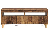 LED TV Cabinet Old Wood Engineered Wood 896343
