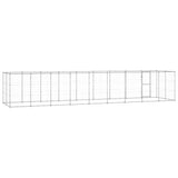 Outdoor Dog Kennel Galvanised Steel 21,78 m 3082311