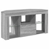 Corner LED TV Cabinet 100 x 40 x 50 cm Grey Sonoma 889801