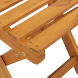 Garden Chair Folding 4 pcs Oil Natural 40 x 42 x 85 cm 3324840