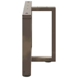 Coffee Table Legs T-Shaped 2 pcs Black 60x25x cm Steel 4013035