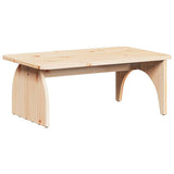 Coffee Table Natural 80 x 50 x 31 cm Solid pine wood 873517