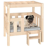 Dog Bed 65.5x50.5x70 cm Solid Wood Pine 822372