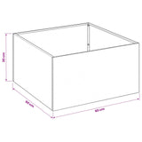 Garden Planter 2 pcs Olive Green 60 x 60 x 30 cm 8005057