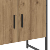 Bathroom Sink Cabinet Artisan Oak 60x33x60 cm Engineered Wood 857703
