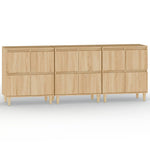 Sideboards 3 pcs Sonoma Oak 60x35x70 cm Engineered Wood 3185770