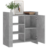 Sideboard Concrete Grey 73.5x35x75 cm Engineered Wood 848405