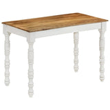 Dining Table 110x60x76 cm Solid Wood Mango 337839