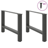 Coffee Table Legs Anthracite 2 pcs 70x cm Steel 4013290