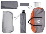 Instant Tent with Roof Grey and Orange 305 x 215 x 140 cm 42028691