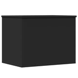 Storage Box Black 60x42x46 cm Engineered Wood 840654