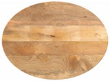 Table Top 50x2.5 cm Round Solid Wood Mango 370060