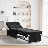 Sofa Bed Black 194 x 67 x 82 cm Velvet 42008600