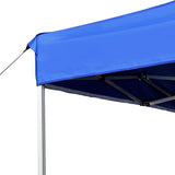 Professional Folding Party Tent Aluminium 4.5x3 m Blue 45492