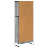 Book Cabinet Grey Sonoma 60 x 30 x 155 cm Engineered Wood 886399