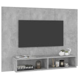 Wall TV Cabinet Concrete Grey 120x23.5x90 cm Engineered Wood 808273