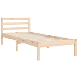 Bed Frame without Mattress 90x200 cm Solid Wood Pine 3193841