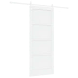 Sliding Door ORKDAL White 83 x 202 cm Solid Pine Wood 3445587
