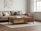 Coffee Table Old Wood 99.5 x 49 x 41 cm Engineered Wood 8013612