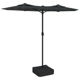 Double-Head Garden Parasol Anthracite 316x145 cm 362963