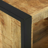 Wall Cube with Shelf Brown 55 x 35 x 40 cm Solid Mango wood 4016008