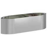 Raised Garden Bed Galvanised Steel 140 x 40x 40 cm Steel 8011717