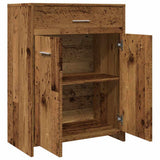 Bathroom Cabinet Old Wood 60x33x80 cm Engineered Wood 856287