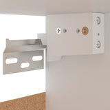 Hanging Cabinet Lyons 2 pcs White 50x31x60 cm Engineered Wood 805078