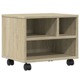 Printer Stand with Wheels Sonoma Oak 41x32x34,5 cm 840613