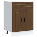 Kitchen Base Cabinet Porto Brown Oak Engineered Wood 853974