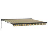 Awning Green and Yellow 400 x 300 x 165 cm 3330716
