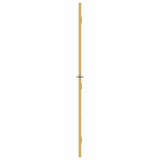 Interior Door Slim Golden 93x201.5 cm Tempered Glass and Aluminium 155134