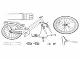 Kids Bike 18 Inches for 5-7 Years Old White 42009274