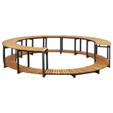 Spa Surround 273x53 cm Solid Acacia Wood 310091