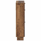 Shoe Cabinet EDE 78 x 24 x 103 cm Engineered Wood Old Wood 896003