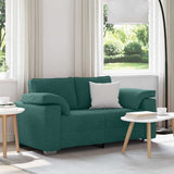 Sofa Dark Green 160 x 77 x 82 cm Fabric 4105222