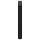 Dining Table Legs U-Shaped 3 pcs Black 80x cm Steel 4013204
