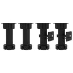 Sink Base Cabinet with Door Porto 2 pcs Black 80 x 46 x 84.5 cm 3315022