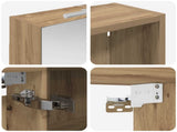 Bathroom Cabinet Set 3 pcs 130 x 14.5 x 70 cm Engineered wood 3403775